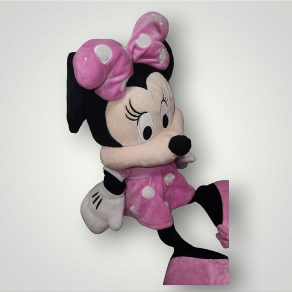 Disney Minnie Mouse Kids Plush Toy Pink Dress 28" - Picture 3 of 12